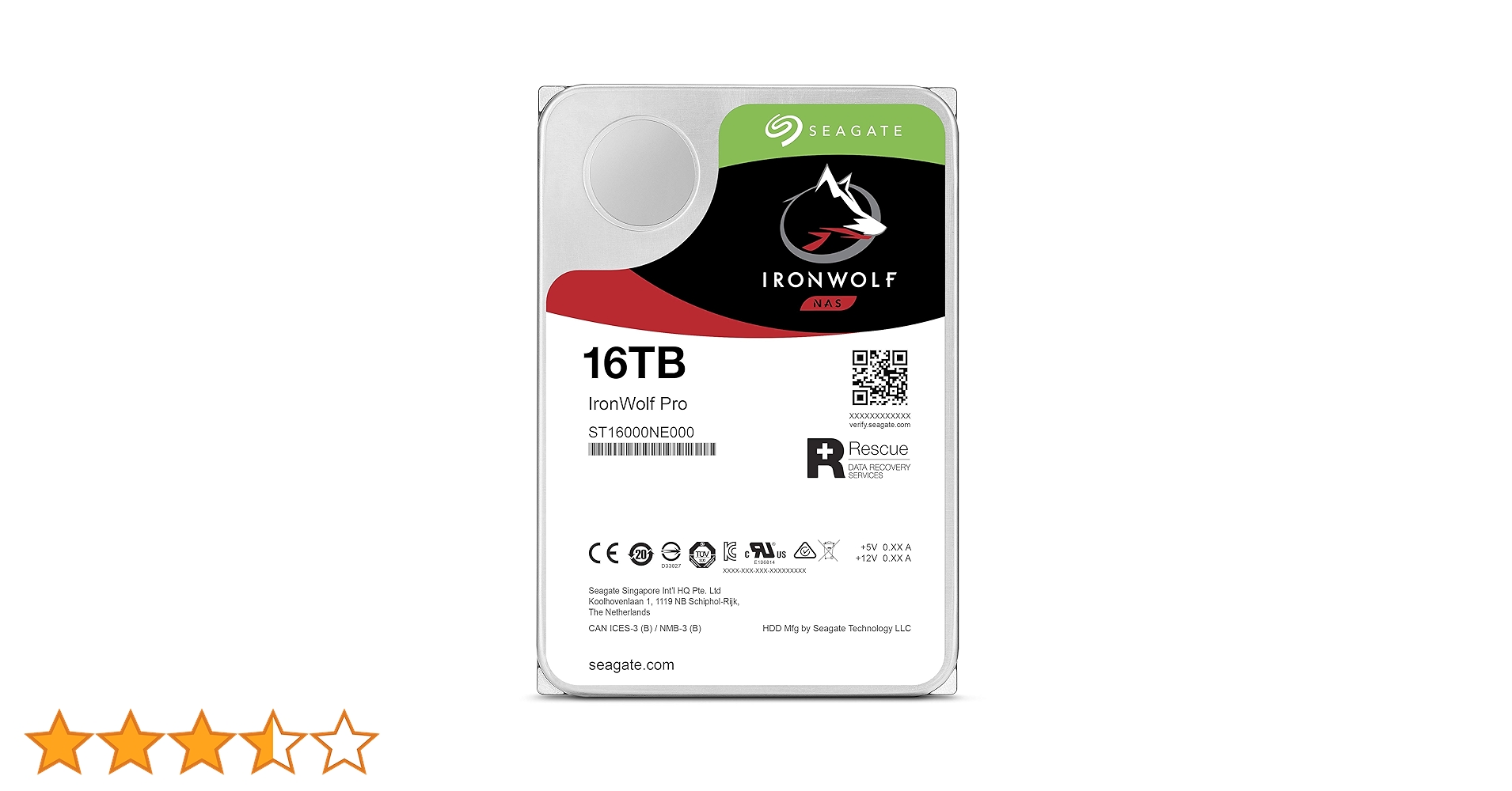 Seagate IronWolf Pro 3.5インチ 16TB 2個セット Seagate IronWolf Pro 16TB Recertified Enterprise Hard Drive